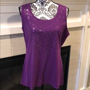 Chico’s Sequin Tank Top